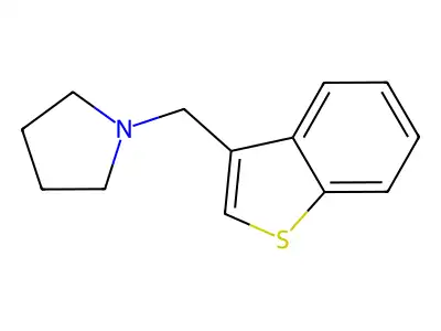 1-(1-Benzothiophen-3-ylmethyl)pyrrolidine structure