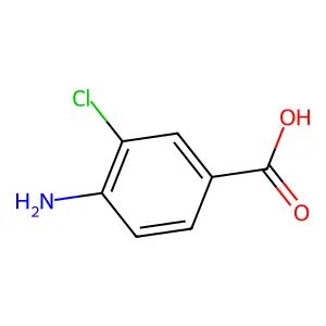 4-氨基-3-氯苯甲酸 structure