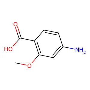4-氨基邻茴香酸 structure
