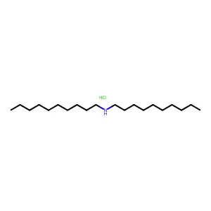 Didecylamine, hydrochloride structure