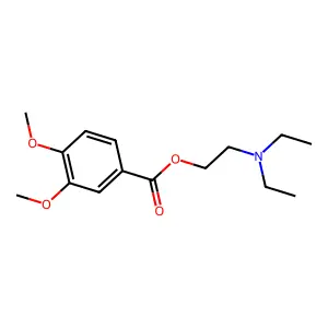 2-(Diethylamino)ethyl 3,4-dimethoxybenzoate structure