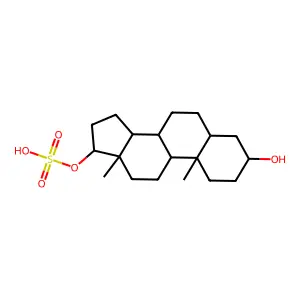 雄烷-3,17-二醇17-硫酸酯 structure