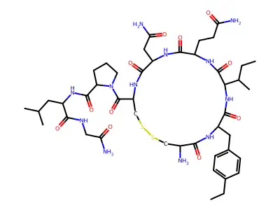 oxytocin, (4-ethyl-Phe)(2)- structure