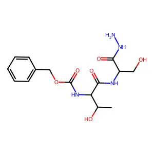 Serine, N-(N-carboxy-L-threonyl)-, N-benzyl ester, hydrazide, L- structure