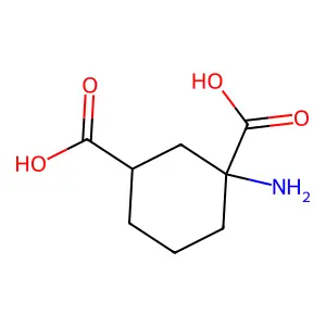 1-氨基-1,3-二甲酸环己烷 structure