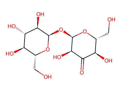 alpha-D-Glucopyranosyl alpha-D-ribo-hexopyranosid-3-ulose structure