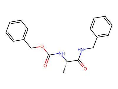 N-Cbz-L-alanine Benzylamide structure