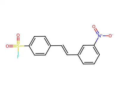4-[2-(3-Nitrophenyl)ethenyl]benzenesulfonyl fluoride structure