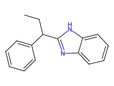 2-(1-Phenylpropyl)-1H-benzo[D]imidazole structure