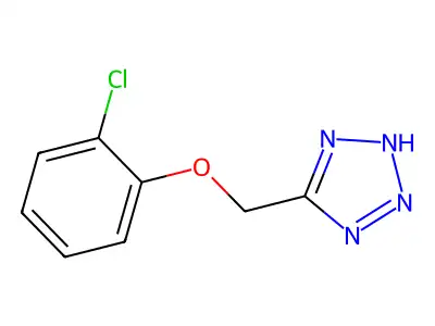 5-[(2-Chlorophenoxy)methyl]-2H-tetrazole structure