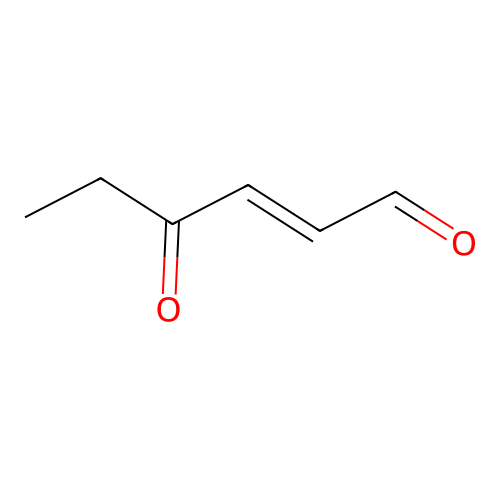 4-oxo-(E)-2-hexenal structure