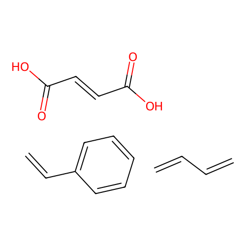 buta-1,3-diene;(E)-but-2-enedioic acid;styrene structure