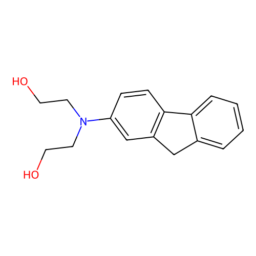 2,2'-(9h-Fluoren-2-ylimino)diethanol structure