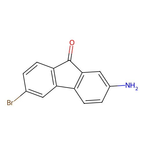 2-Amino-6-bromo-9h-fluoren-9-one structure