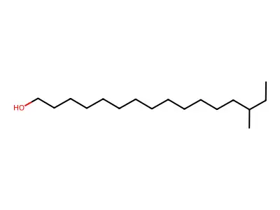 14-Methylhexadecan-1-ol structure
