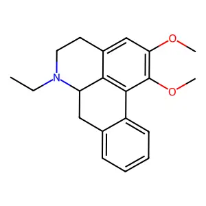 Noraporphine, 1,2-dimethoxy-6-ethyl- structure