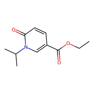 Ethyl 6-oxo-1-propan-2-ylpyridine-3-carboxylate structure