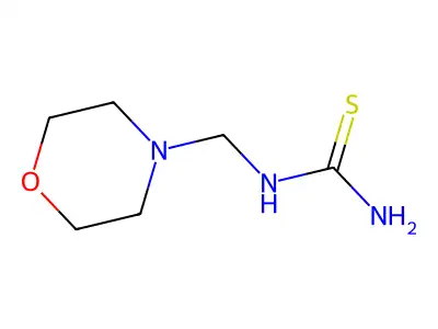 Thiourea, (4-morpholinylmethyl)- structure