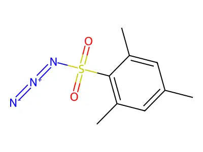 2-Mesitylenesulfonyl azide structure