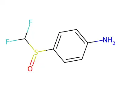 4-Difluoromethanesulfinylaniline structure