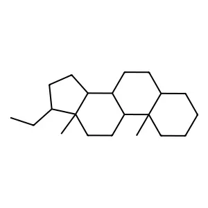孕烷 structure