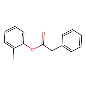 Phenylacetic acid, 2-methylphenyl ester structure