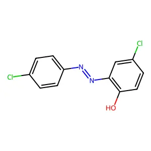 4-Chloro-2-(4-chlorophenylazo)phenol structure