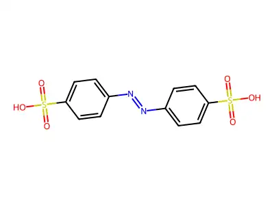 Dipotassium 4,4'-azodibenzenesulfonate structure