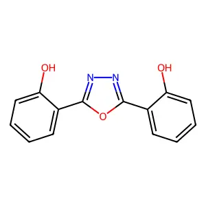 2,5-Bis(2-hydroxyphenyl)-1,3,4-oxadiazole structure