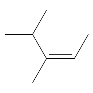 3,4-Dimethyl-2-pentene structure