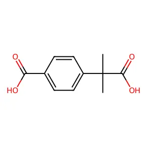 4-(1-Carboxy-1-methylethyl)benzoic acid structure