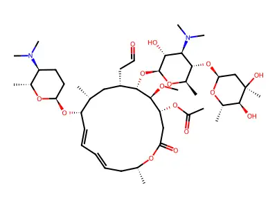 Spiramycin B structure