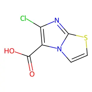 6-Chloroimidazo[2,1-b][1,3]thiazole-5-carboxylic acid structure