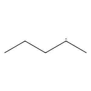 2-Pentyl radical structure