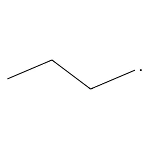 1-Butyl radical structure
