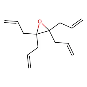 Tetraallyloxirane structure