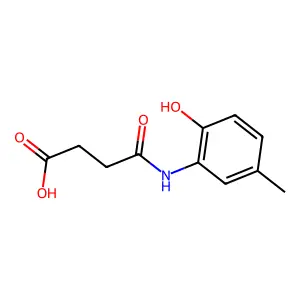 4-(2-Hydroxy-5-methylanilino)-4-oxobutanoic acid structure