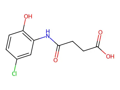 4-[(5-Chloro-2-hydroxyphenyl)amino]-4-oxobutanoic acid structure