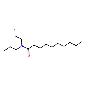 N,N-二丙基癸酰胺 structure