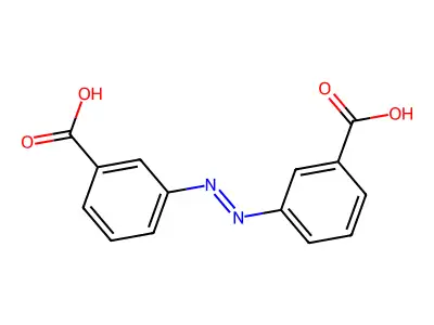 Azobenzene-3,3'-dicarboxylic Acid structure