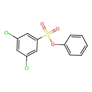 3,5-二氯苯基苯磺酸酯 structure