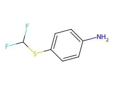 4-((Difluoromethyl)sulfanyl)aniline structure