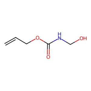 Carbamic acid, (hydroxymethyl)-, 2-propenyl ester structure