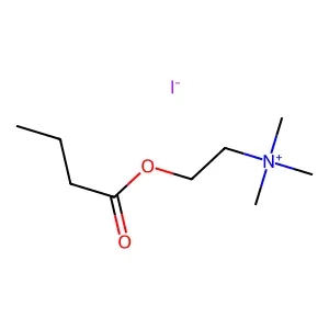 碘化丁酰胆碱 structure