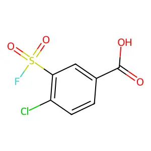 4-Chloro-3-fluorosulfonylbenzoic acid structure