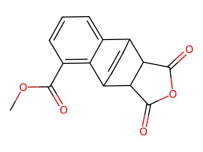 5-(Methoxycarbonyl)-1,2,3,4tetrahydro14ethenonaphthalene23dicarboxylic anhydride structure