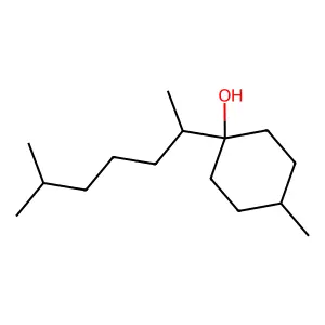 Cyclohexanol, 1-(1,5-dimethylhexyl)-4-methyl- structure