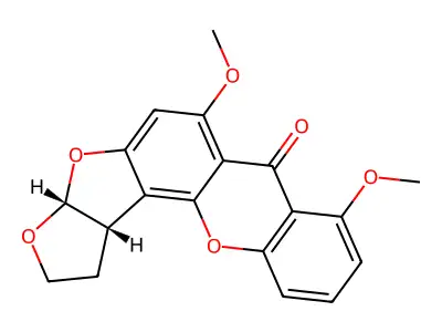 1,2-Dihydro-O-methylsterigmatocystin structure