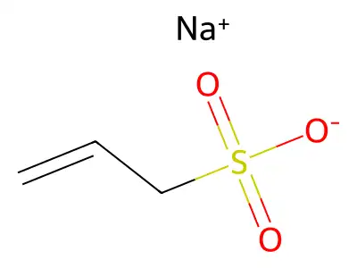 2-Propene-1-sulfonic acid, ion(1-) structure