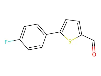 5-(4-Fluorophenyl)-2-thiophenecarboxaldehyde structure